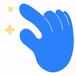 Hand Pointing Direction Sticker - Hand pointing Point Direction - GIF 탐색 및 공유