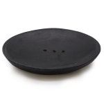 Bathroom Accessories | Oval Black Marble Soap Dish | KDMD