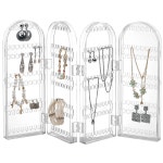 Jewellery | Clear Acrylic Foldable Jewellery Organiser | Beautify