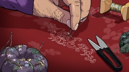 전통 자수의 종류, 재료, 기법<생활 속 아름다움 한국의 공예<지역N문화 테마 전통 자수의 종류, 재료, 기법