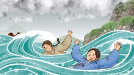 죽은 삼형제가 다시 태어난 한탄강 삼형제바위<입에서 입으로 전해 내려온, 지역의 설화<지역N문화 테마 죽은 삼형제가 다시 태어난 한탄강...