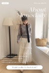 모노데일리 best) 로니 캐시 브이넥 니트