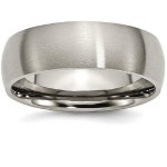 무친미국 | IceCarats Titanium 7mm Brushed Wedding Ring Band Size 10.00 Classic Domed | Best Buy Canada