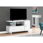 Monarch 48" TV Stand - White | Best Buy Canada
