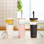 아소부 보온보냉 빨대텀블러 앤 스테인리스컵 2IN1 마리나 845ml - 에누리 가격비교