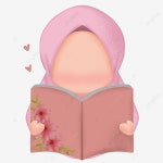 이슬람교도 책 일러스트 Ilustration을 읽고, 책을 읽고, 무슬림 독서, 귀여운 무슬리마 PNG 일러스트 및 PSD 이미지 무료 다운로드...