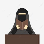 이슬람교도 Niqab 읽기 책, 이슬람교도, 이슬람의, 머리 스카프 PNG 일러스트 및 PSD 이미지 무료 다운로드 - Pngtree