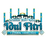 2023-0205-1488 | H 2023 Blue 벡터, 텍스트 인사말 Eid Al Fitr Minal Aidin Wal Faizin 1444h 2023, 이드 인사말, Eid Al Fitr 텍스트 2023 1444h PNG...