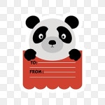 팬더 만화 스티커 그림 벡터, 바오, 상표, 만화 PNG, 일러스트 및 벡터 에 대한 무료 다운로드 - Pngtree