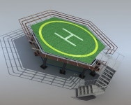 Helikopter pisti 3D Model $55 - .3ds .fbx .max .obj - Free3D