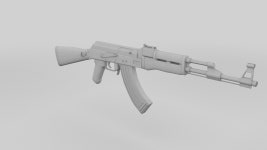 K2AK | AK 47 3D模型 $30 - .blend .obj - Free3D