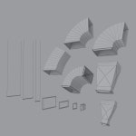 이움컨덕트 (CONDUCT) | Set Air Conditioning Ducting 3D 모델 $19 - .max .c4d .fbx .ma .obj - Free3D