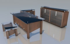 맥스필홈오피스 | Office set 무료 3D 모델 - .max - Free3D