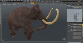 Mammoth Walking Pose 3D 모델 $149 - .3ds .blend .c4d .fbx .max .ma .lxo .obj - Free3D