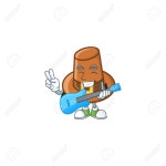 브라운필원(Brownpill One) | Object Brown Pilgrim Hat With Character With Guitar Vector Illustration 로열티 무료 사진, 그림, 이미지 그리고...