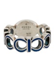 Gucci Enamel Interlocking G Band Ring - Band, Rings - GUC1998611 | The RealReal