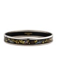 래현컴퍼니 | Hermès Narrow Enamel Bangle Bracelet - Palladium-Plated Bangle, Bracelets - HER469752 | The RealReal Narrow Enamel Bangle Bracelet