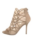 ㈜재우인터내셔날 | Jimmy Choo Suede Lace Pattern Boots - Neutrals Boots, Shoes - JIM338146 | The RealReal Suede Lace Pattern Boots
