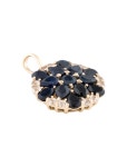 Pendant 14K 2.61ctw Sapphire Round Pendant - Pendant Necklace, Necklaces - PENDA93618 | The RealReal