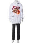 두손아이앤티엘 | Philipp Plein Graphic Print Parka - White Outerwear, Clothing - PHP34796 | The RealReal
