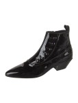 Christopher Kane Patent Leather Crystal Embellishments Boots - Black Boots, Shoes - CHI27776 | The RealReal Patent Leather...