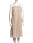 굿땡몰 | Talbot Runhof V-Neck Long Dress - Brown Dresses, Clothing - RRT21869 | The RealReal V-Neck Long Dress