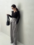 라니앤크래프트 | 라니앤쇼룸 파인 벨트 와이드 팬츠
