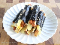 꼬장가꼬마김밥장우손부산어묵 | 꼬마김밥 만드는법~꼬다리김밥 어묵김밥 집김밥~