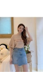 어바웃리리aboutlyri | 어바웃트루 레터링 언발 베이직 티셔츠 - 리리앤코 어바웃트루 레터링 언발 베이직 티셔츠
