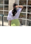 어바웃리리aboutlyri | 어바웃트루 레터링 언발 베이직 티셔츠 - 리리앤코 어바웃트루 레터링 언발 베이직 티셔츠
