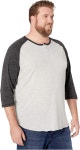 얼터너티브-빅 저지 슬리브 Alternative Big & Tall Eco Jersey 3/4 Sleeve Raglan 9348304853684 | 트렌비 얼터너티브-빅 저지...