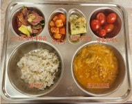 속리초등학교집단급식소 | 오늘의 식단사진<급식마당<학교소식<속리초등학교 속리초등학교