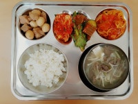 안천2리 경로당(공터) | 급식 사진<급식실<학교소식<안천초중고등학교 안천초중고등학교