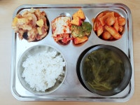 안천2리 경로당(공터) | 급식 사진<급식실<학교소식<안천초중고등학교 안천초중고등학교
