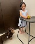 潤潤與摩卡柚子 | 跟酷哥穿同色系 👧☀️🐶🤍 #BeBeスタイル #BeBe2025SS #べべ #BeBe #bebecloset #kidscode #girl #Jun...