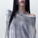LOWEAR : 로웨어 | - top : drape ribbon off shoulder ops - bottom : layered shirring mini skirt | Instagram Instagram의 LOWEAR...