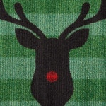 Latitude Run® Rudolph The Red-Nosed Reindeer Christmas And Holiday Area Rug For Kitchen, Entryway, Door Mat Or Home Décor, 1'8...