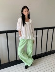 마이핏스튜디오PTEMS부천신 | 마벨스튜디오 SNTA 러브마이산타 스윗 블라우스 여름 프릴 스퀘어넥 루즈핏 블라우스(2color)
