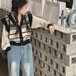삐삐네옷가게 여아 초등학생 주니어 블랙라인 블라우스 봄가을 와이드 데님세트, 이마트몰, 당신과 가장 가까운 이마트 삐삐네옷가게 여아...