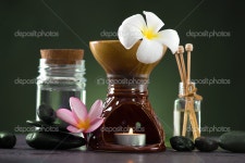 휴온아로마테라피 | 아로마 테라피와 함께 열 대 frangipani 스파 건강 치료와 — 스톡 사진 © yuliang11 #23988657 아로마 테라피와 함께 열 대 frangipani...