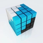 큐브에서 3d 문자 B 빌드 — 스톡 사진 © CorDesign #25200027 큐브에서 3d 문자 B 빌드