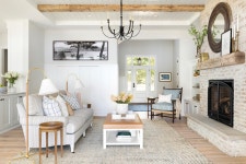 Bright Transitional - Beach Style - Living Room - Minneapolis - by Custom One Homes | Houzz