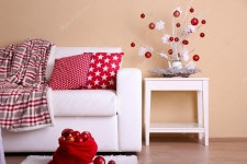 Juny's Cozy Home | Cozy Christmas home interior — Stock Photo © belchonock #61694137 Cozy Christmas home interior