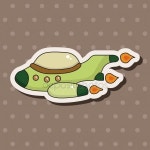 우주선 테마 요소 벡터, eps — 스톡 벡터 © mocoo2003 #71284939