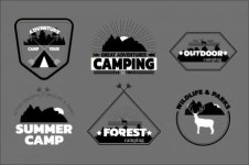 Outdoor badges 스톡 벡터, 로열티-프리 Outdoor badges 일러스트레이션 - 페이지 %3$d | Depositphotos
