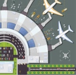 이마트24 공항화물터미널C점 | 공항 여객 터미널 스톡 벡터 - ©alexzel21 132403774 공항 여객 터미널