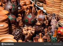 Pottery in the store — Stock Photo © a_ostankova #321845934 Pottery in the store