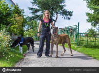 미쓰앤독(Ms.&Dog) | Walk the tall dog — Stock Photo © ms-grafixx #147389275 Walk the tall dog