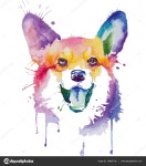 팝 아트 기법에서 개 색된 초상화 스톡 벡터 - ©loshadkamasha.yandex.ru 136887732 팝 아트 기법에서 개 색된 초상화