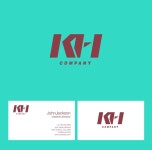 케이앤에이치한남 | K & H 편지 로고 — 스톡 벡터 © brainbistro #132176566